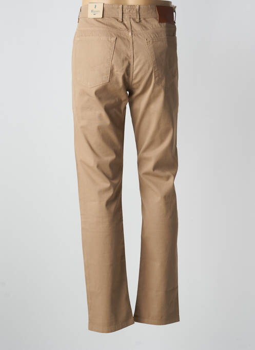 Pantalon slim stretch taille normale marron MCLASSICS homme