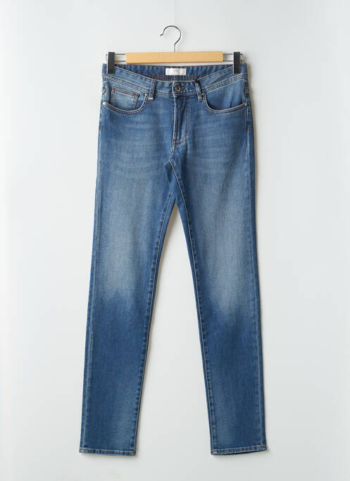 Jeans coupe slim stretch taille normale bleu IKKS homme