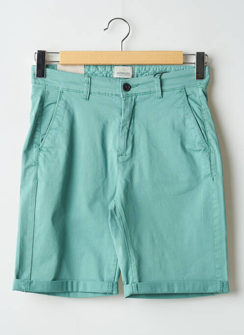 Bermuda tissage popeline taille normale vert DSTREZZED homme