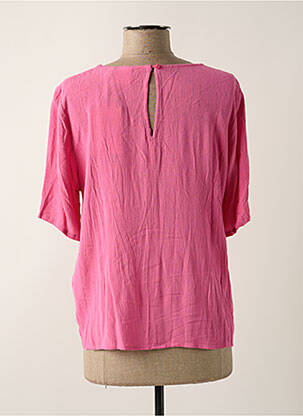 Blouse manches courtes manches courtes rose ICHI femme