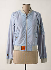 Blouson bleu BOMBERS pour femme seconde vue