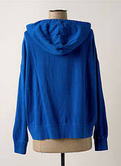 Sweat-shirt à capuche bleu FIVE pour femme seconde vue