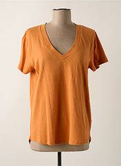 Top orange ICHI pour femme seconde vue