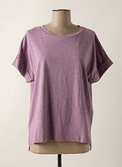 T-shirt violet ICHI pour femme seconde vue