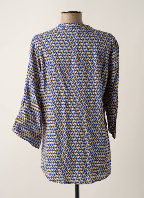 Tunique manches longues imprimé fantaisie bleu IT HIPPIE femme