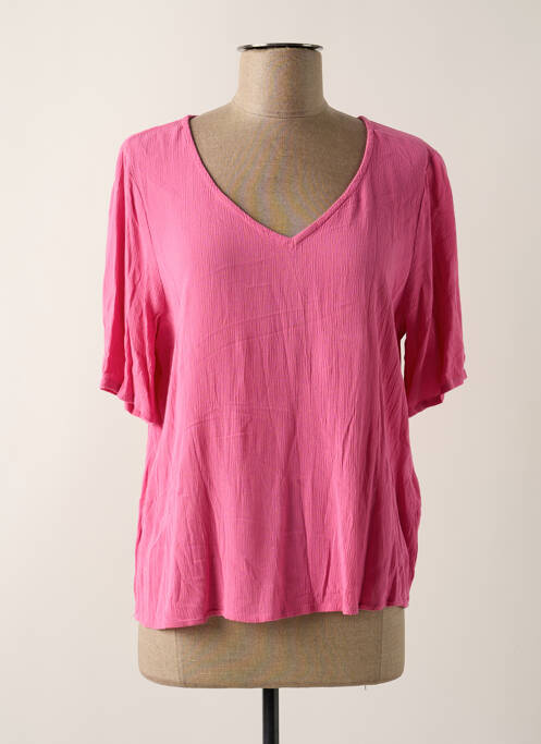 Blouse rose ICHI pour femme