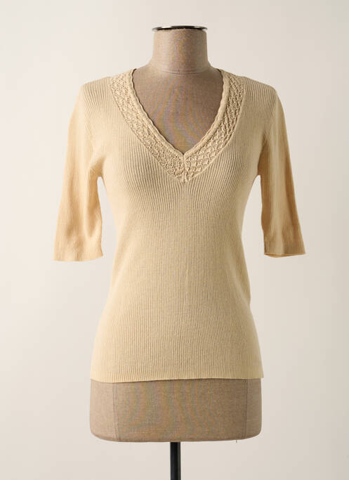 Pull beige OBJECT pour femme