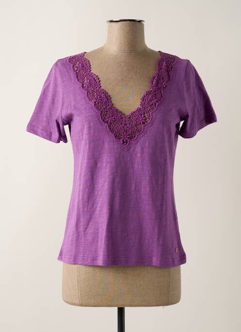 T-shirt violet LA PETITE ETOILE pour femme