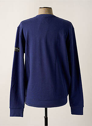 Sweat-shirt tissage jersey manches longues bleu ECOALF homme