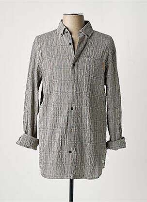 Chemise manches longues poches gris SCOTCH & SODA homme
