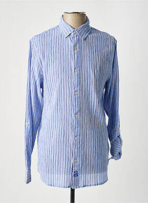 Chemise manches longues manches longues bleu SCOTCH & SODA homme