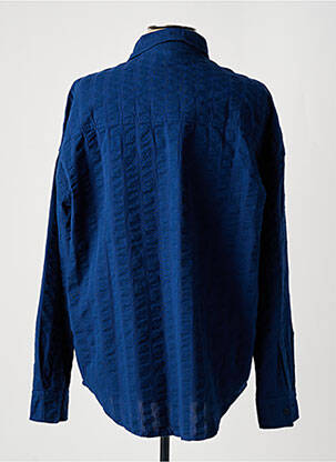 Chemise manches longues manches longues bleu THINKING MU homme