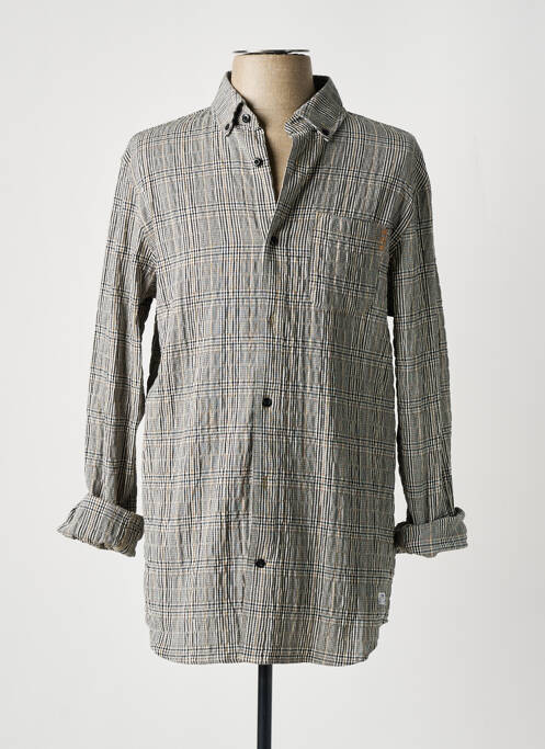 Chemise manches longues gris SCOTCH & SODA pour homme