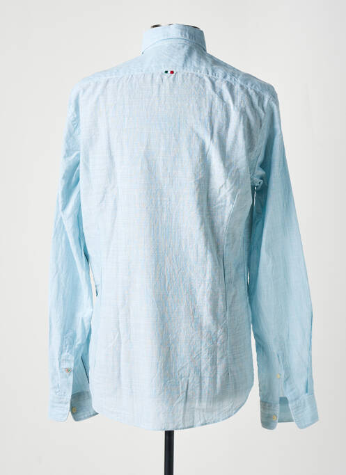 Chemise manches longues vert FIL NOIR pour homme