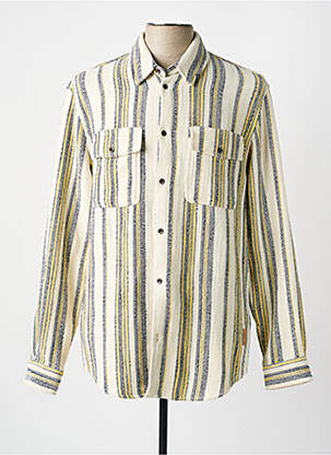 Veste casual coupe droite beige SCOTCH & SODA homme
