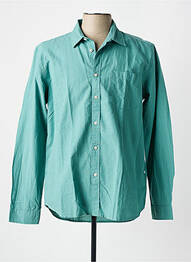 Chemise manches longues poches bleu MINIMUM homme