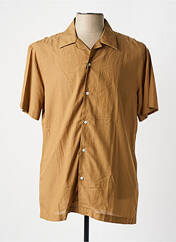 Chemise manches courtes beige SELECTED pour homme seconde vue