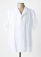 Chemise manches courtes blanc KNOWLEDGE COTTON APPAREL pour homme seconde vue