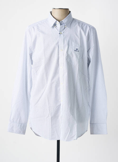 Chemise manches longues blanc GANT pour homme