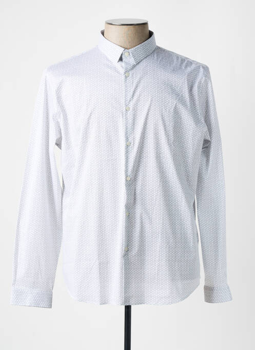 Chemise manches longues blanc IKKS pour homme