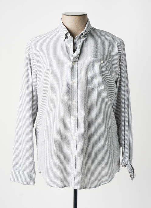 Chemise manches longues blanc SELECTED pour homme