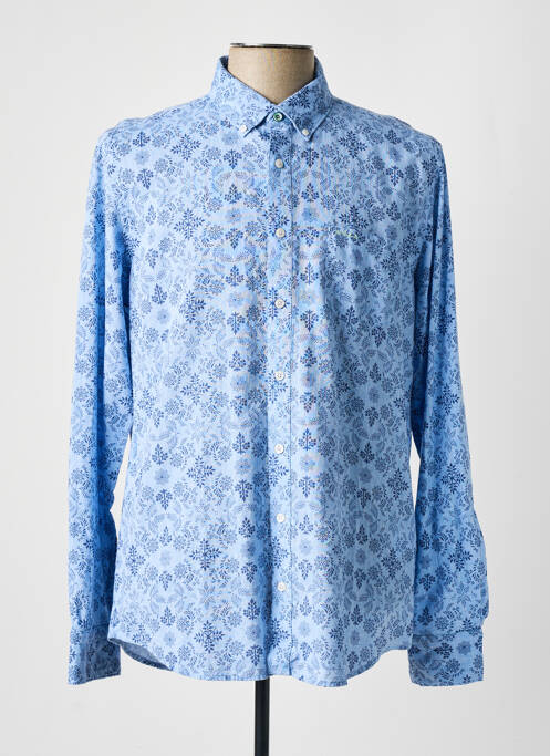 Chemise manches longues bleu NEW ZEALAND AUCKLAND pour homme