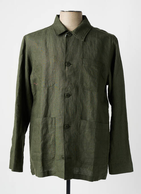 Veste casual vert KNOWLEDGE COTTON APPAREL pour homme