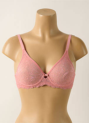 Soutien-gorge effet matière satinée haut soutien-gorge emboitant rose TRIUMPH femme