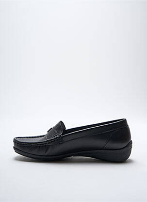 Mocassins matière lisse talon plat jusqu'à 3cm noir ARTIKA SOFT femme