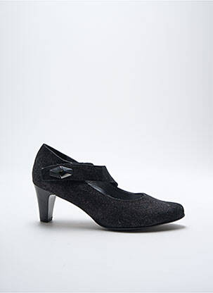 Escarpins bout pointu talon de 4 à 6cm noir ARTIKA SOFT femme