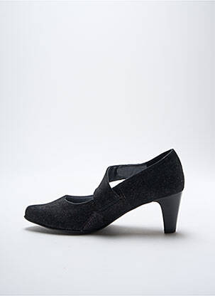 Escarpins bout pointu talon de 4 à 6cm noir ARTIKA SOFT femme
