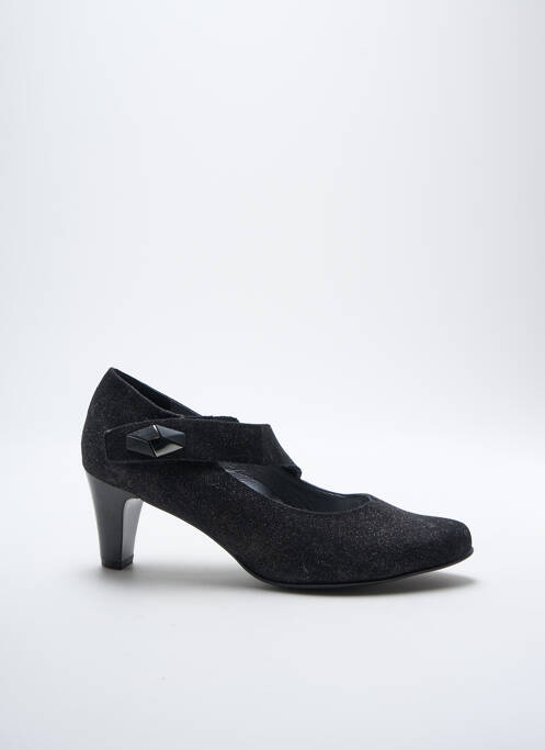 Escarpins bout pointu talon de 4 à 6cm noir ARTIKA SOFT femme