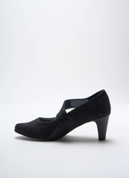 Escarpins bout pointu talon de 4 à 6cm noir ARTIKA SOFT femme