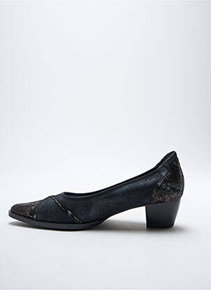 Ballerines type de semelle amortissante talon de 4 à 6cm noir ARTIKA SOFT femme