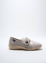 Chaussons/Pantoufles beige FARGEOT pour femme seconde vue