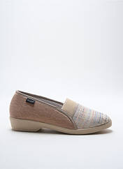 Chaussons/Pantoufles beige FARGEOT pour femme seconde vue