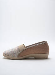 Chaussons/Pantoufles beige FARGEOT pour femme seconde vue