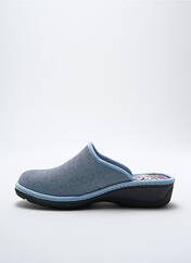 Chaussons/Pantoufles bleu FARGEOT pour femme seconde vue