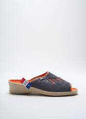 Chaussons/Pantoufles orange FARGEOT pour femme seconde vue