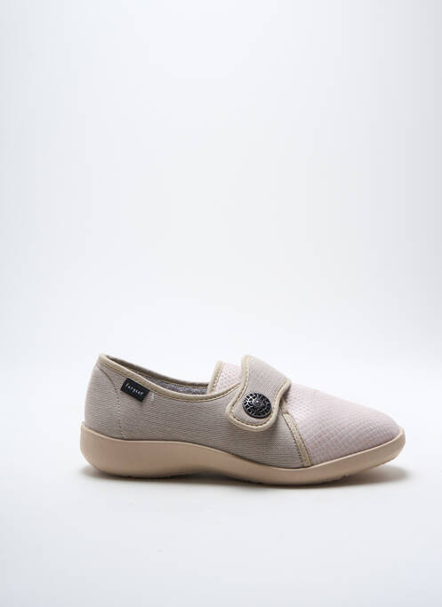 Chaussons/Pantoufles beige FARGEOT pour femme