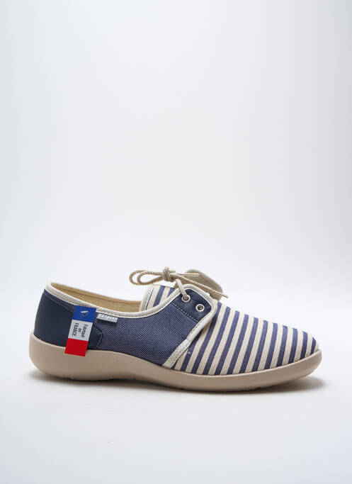 Chaussons/Pantoufles bleu FARGEOT pour femme