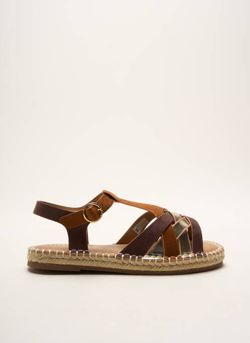 Espadrilles marron ARMISTICE pour femme