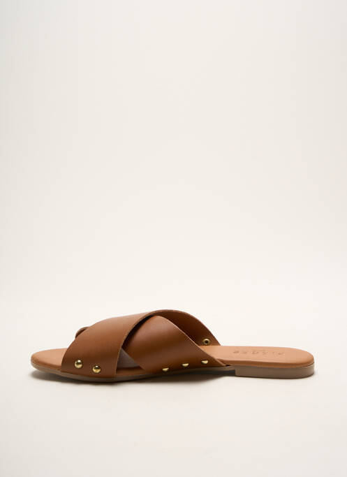 Mules/Sabots marron PIECES pour femme