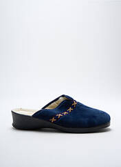 Chaussons/Pantoufles bleu FARGEOT pour femme seconde vue