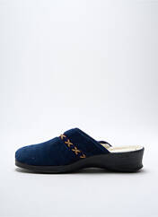 Chaussons/Pantoufles bleu FARGEOT pour femme seconde vue