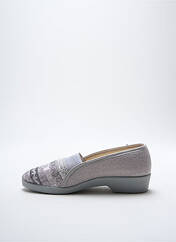 Chaussons/Pantoufles gris FARGEOT pour femme seconde vue