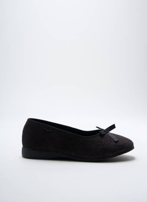 Chaussons/Pantoufles noir FARGEOT pour femme