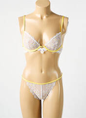 Ensemble lingerie jaune GIRLS IN PARIS pour femme seconde vue