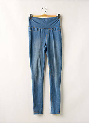 Pantalon maternité stretch bleu SERAPHINE femme