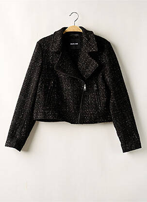 Veste casual col tailleur noir SALSA femme